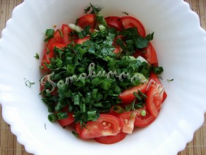 Овощной салат рецепт с фото