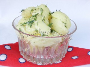 Молодая картошка с укропом рецепт с фото