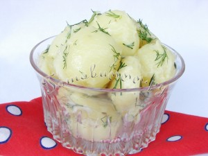 Молодая картошка с укропом рецепт с фото